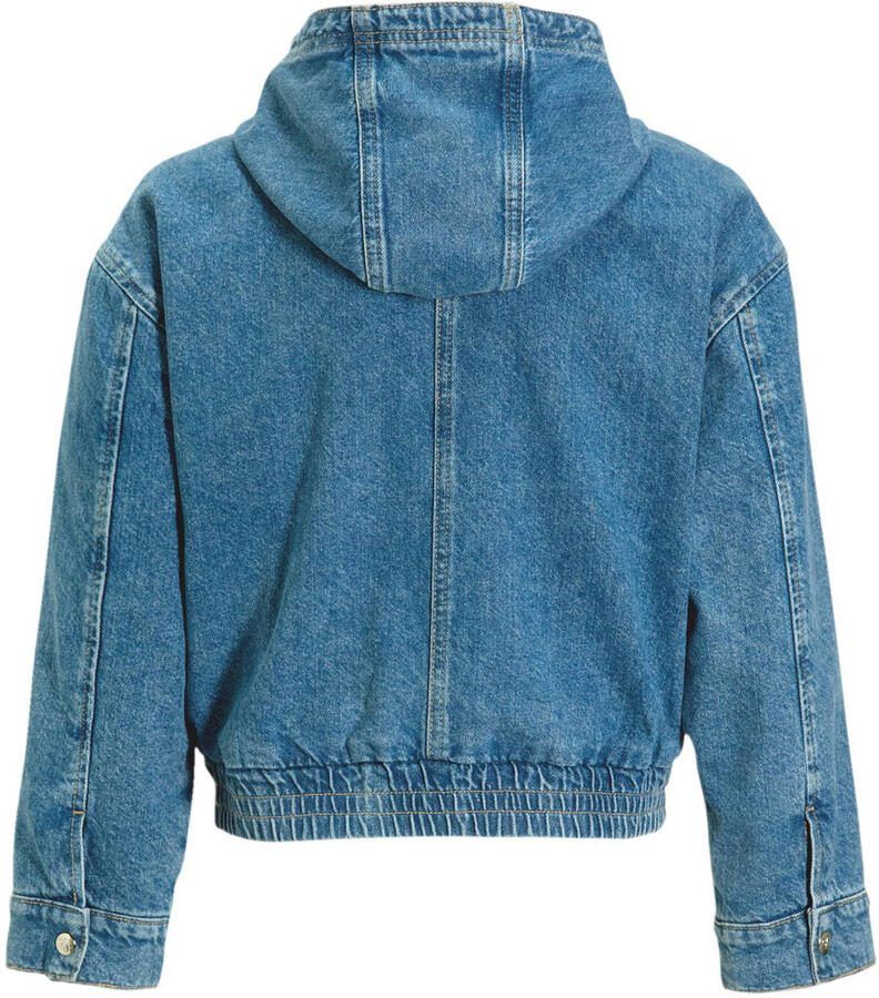 Calvin Klein spijkerjas modern blue Blauw Meisjes Denim Capuchon Effen 140 - Foto 2