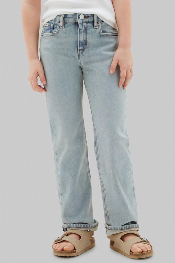 Calvin Klein Jeans straight fit jeans van katoenmix