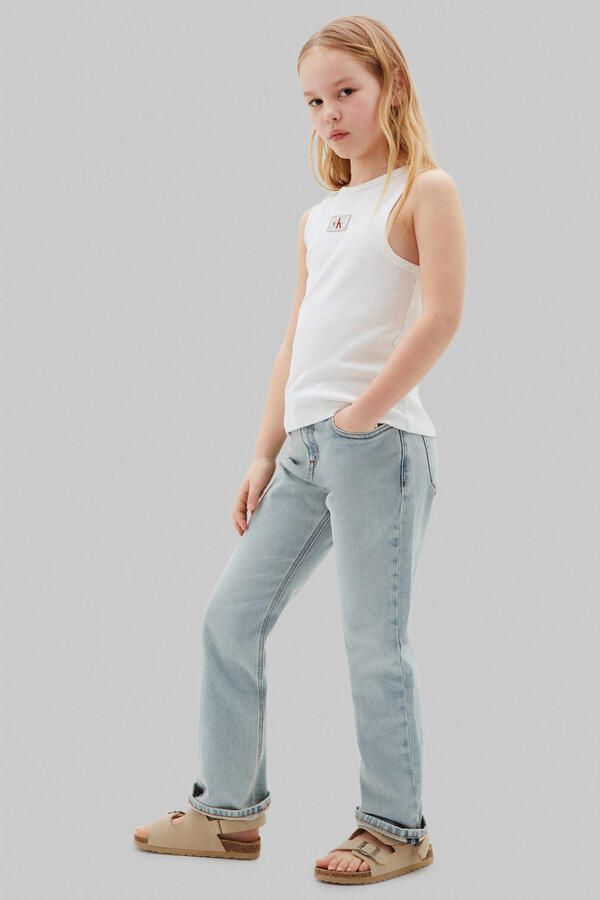 Calvin Klein Jeans straight fit jeans van katoenmix - Foto 3