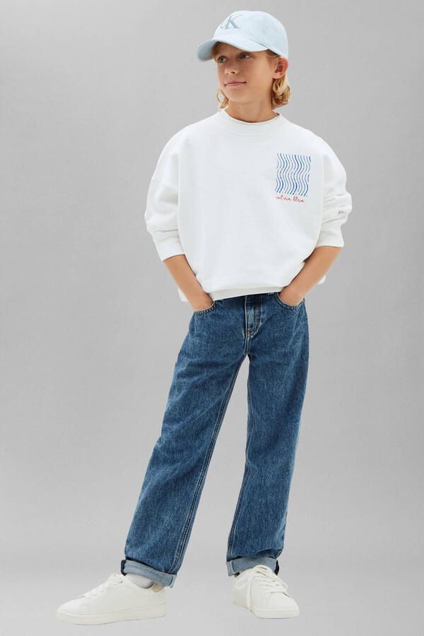 Calvin Klein straight leg jeans mediumblauw