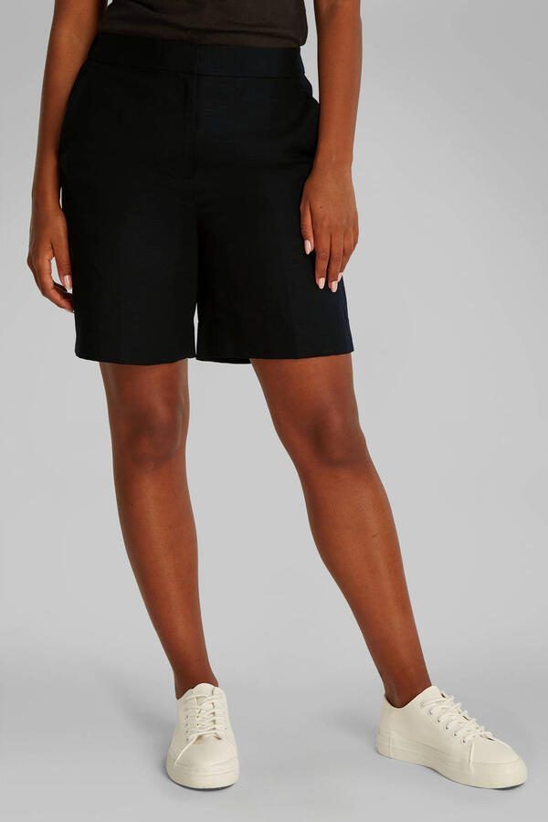Calvin Klein straight regular waist casual short zwart