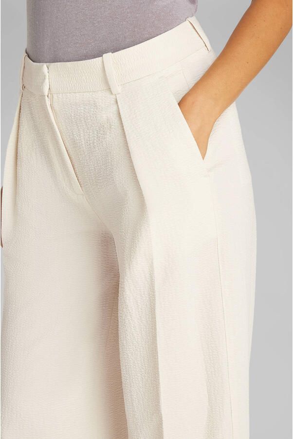 Calvin Klein straight regular waist pantalon wit - Foto 2