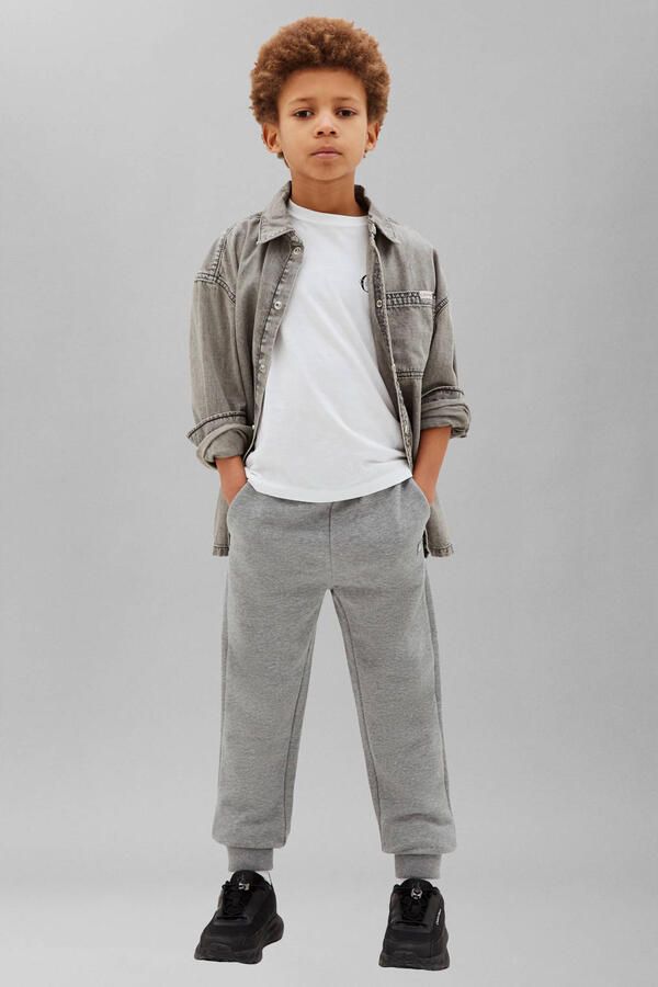 Calvin Klein sweat joggingbroek grijs - Foto 2