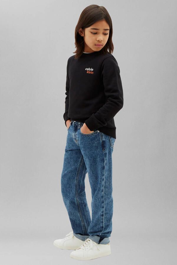 Calvin Klein sweater met backprint zwart - Foto 2