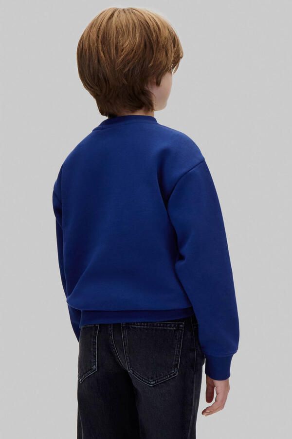 Calvin Klein sweater met borduursels en logo blauw - Foto 2