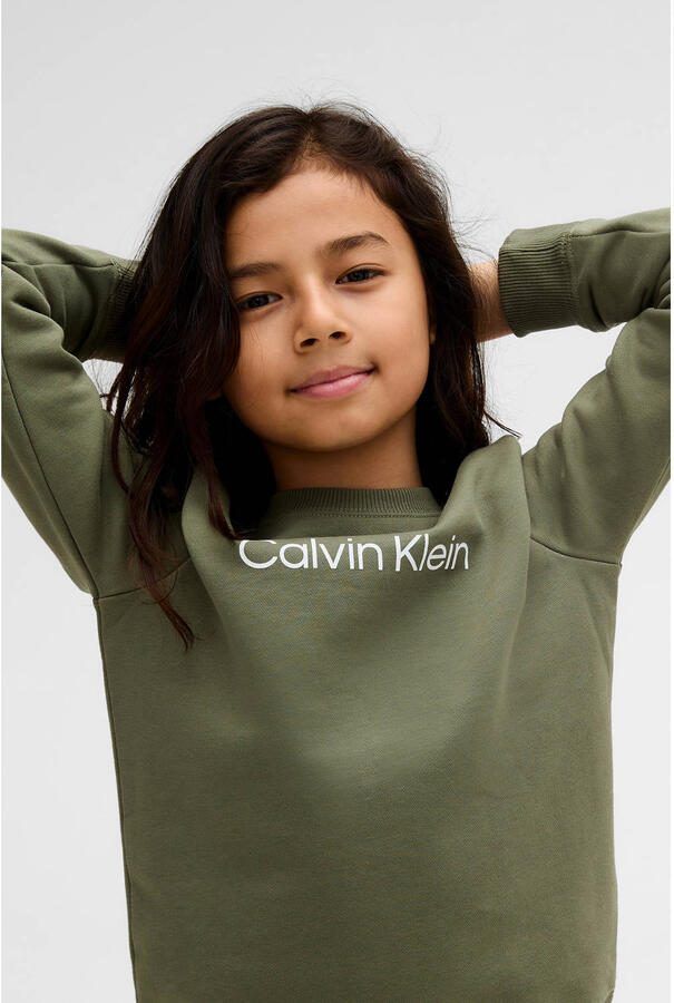 Calvin Klein sweater olijfgroen - Foto 2