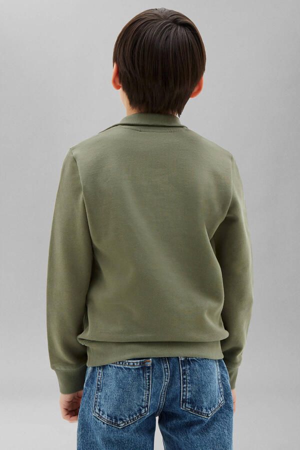 Calvin Klein sweater olijfgroen - Foto 3