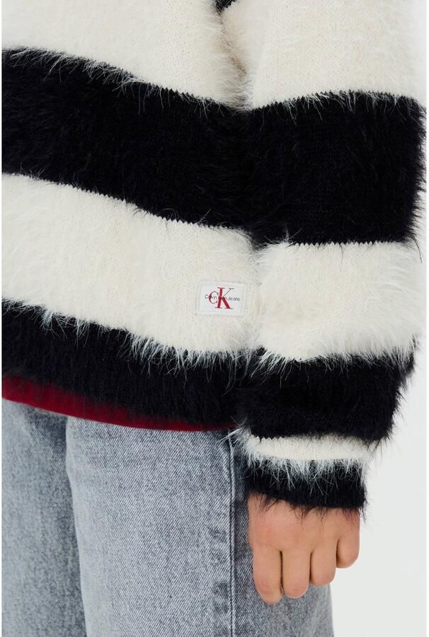 Calvin Klein Jeans Gebreide pullover met ronde hals