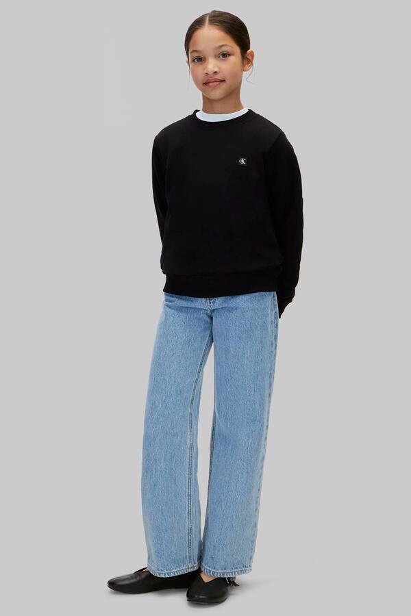 Calvin Klein sweater zwart Effen | Sweater van