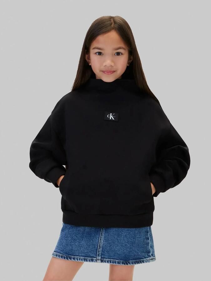 Calvin Klein sweater zwart Effen | Sweater van