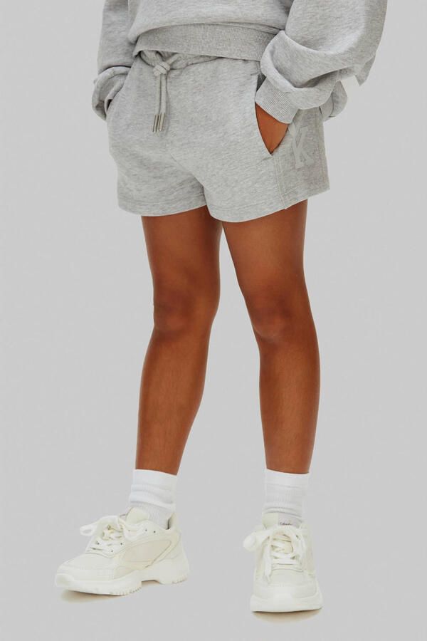 Calvin Klein sweatshort grijs melange