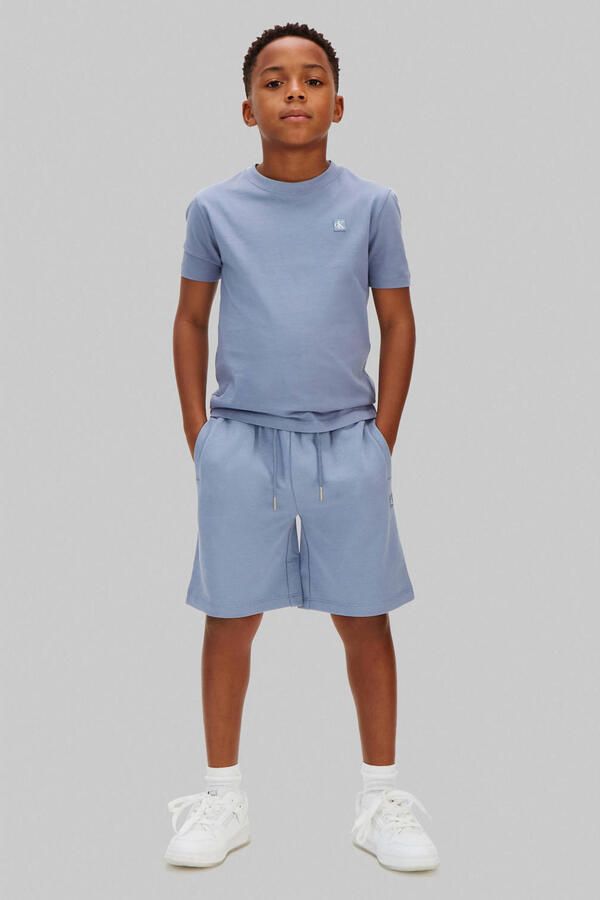 Calvin Klein Jeans regular fit sweatshorts van katoenmix
