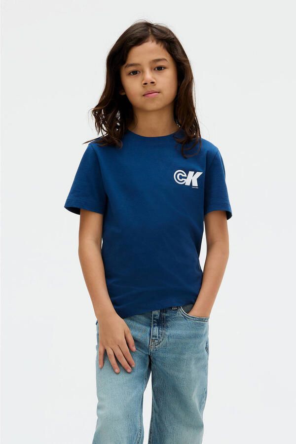 Calvin Klein Jeans T-shirt met labelprint - Foto 2