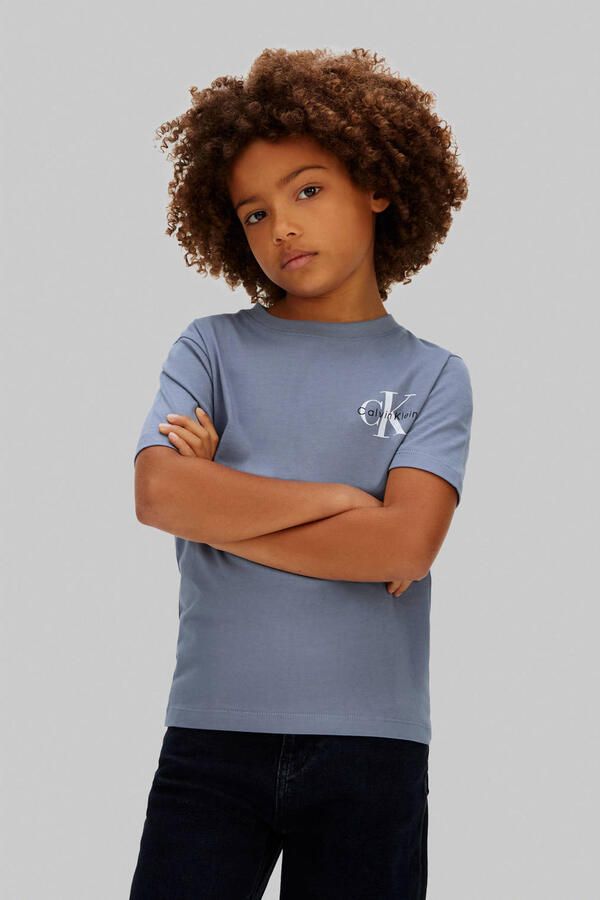 Calvin Klein T-shirt blauw - Foto 2