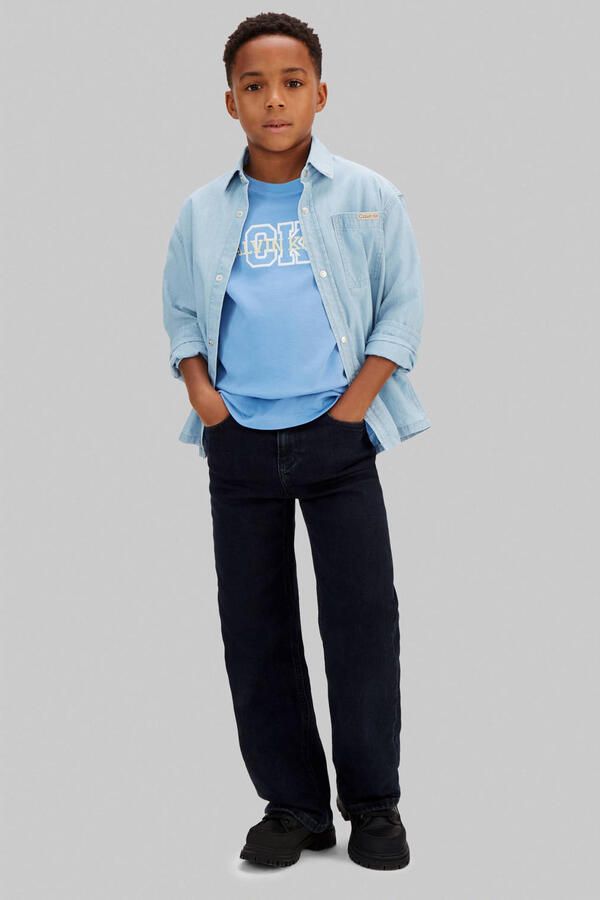 Calvin Klein T-shirt blauw - Foto 3