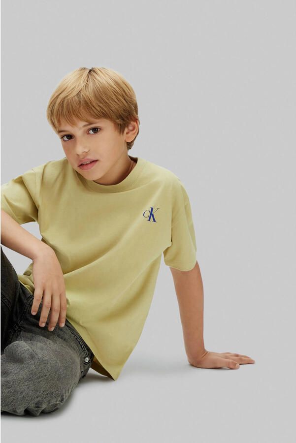 Calvin Klein T-shirt geel - Foto 2