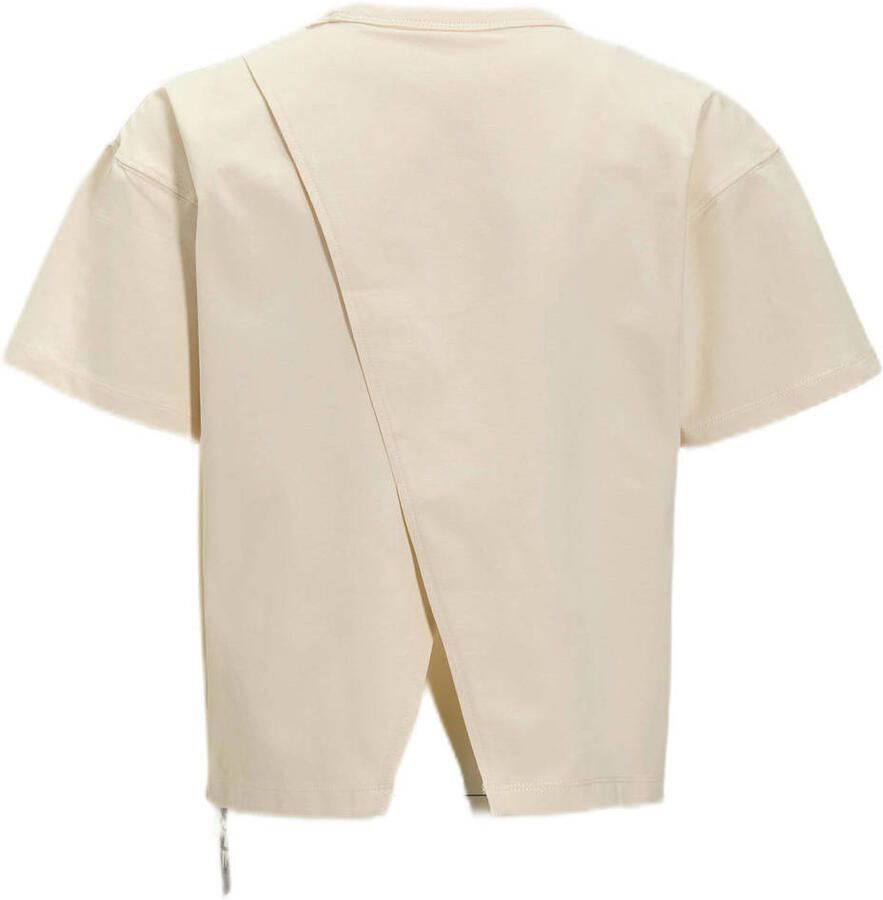Calvin Klein T-shirt grijs Meisjes Stretchkatoen Ronde hals Effen - Foto 2