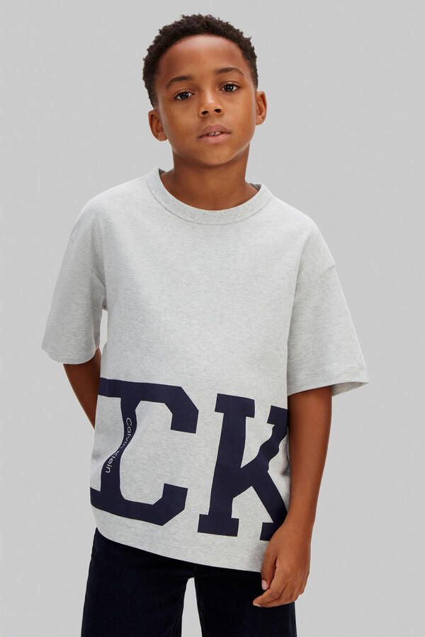 Calvin Klein Jeans regular fit T-shirt van puur katoen
