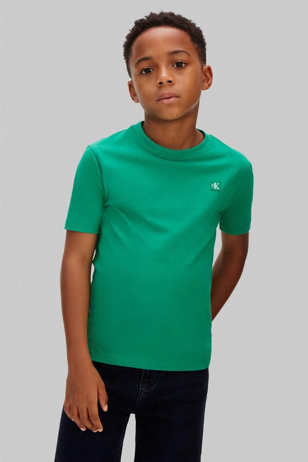 Calvin Klein Jeans regular fit T-shirt van puur katoen