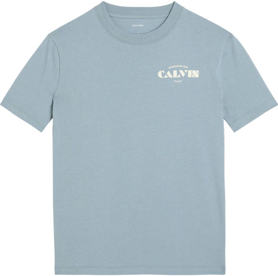 Calvin Klein T-shirt met logo blauw