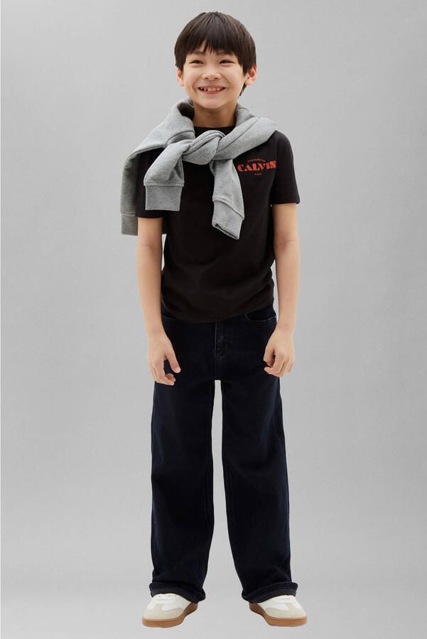 Calvin Klein T-shirt met logo zwart - Foto 2