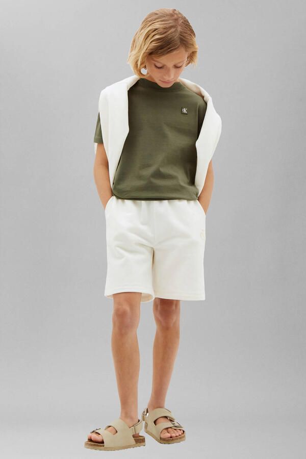 Calvin Klein T-shirt olijfgroen - Foto 2