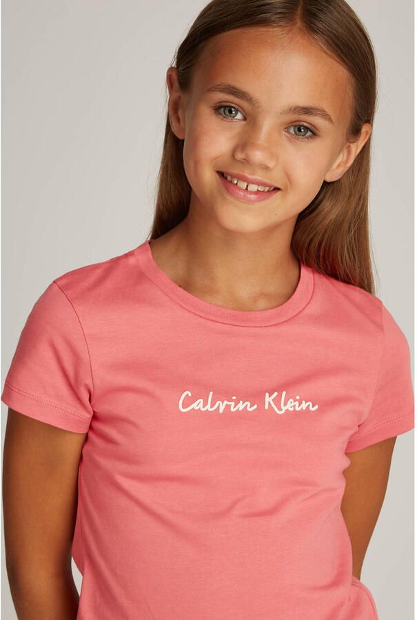 Calvin Klein T-shirt SCRIPT LOGO SLIM SS T-SHIRT - Foto 3