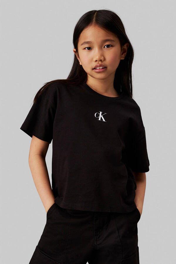 Calvin Klein Jeans T-shirt Korte Mouw Ck Logo Boxy
