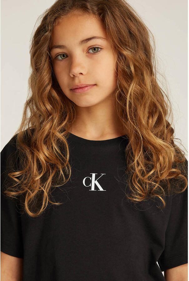 Calvin Klein Jeans T-shirt Korte Mouw Ck Logo Boxy - Foto 2