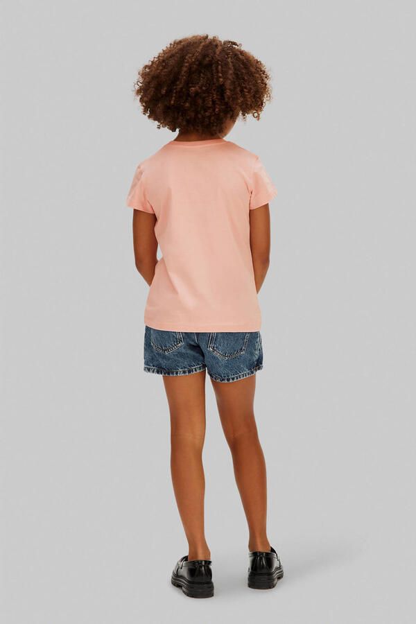 Calvin Klein T-shirt zwart zalmroze (set van 2) - Foto 2