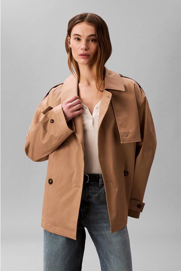 Calvin Klein trenchcoat bruin