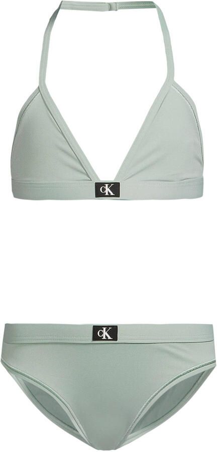 Calvin Klein triangel bikini mintgroen