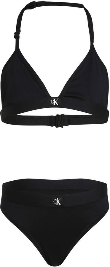 Calvin Klein triangel bikini zwart
