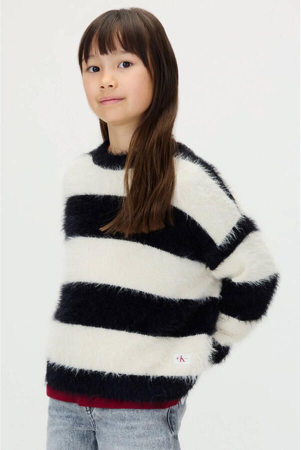 Calvin Klein Jeans Gebreide pullover met ronde hals - Foto 3