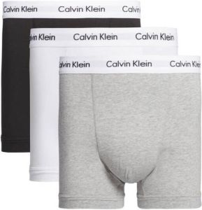 Calvin Klein Underwear Plus SIZE boxershort met logo in band in een set van 3 stuks