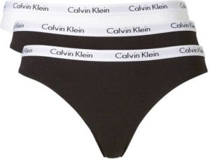 Calvin Klein UNDERWEAR slip (set van 3) zwart