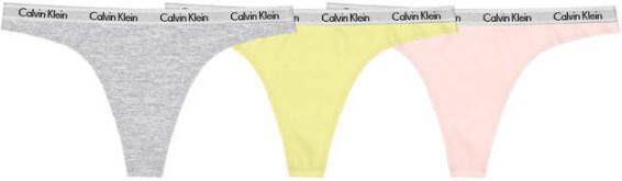 Calvin Klein UNDERWEAR string (set van 3)