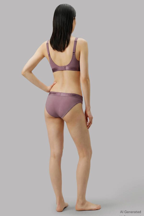 Calvin Klein voorgevormde bralette oudroze - Foto 2