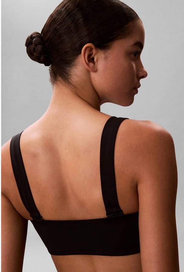Calvin Klein voorgevormde strapless bandeau bikinitop zwart - Foto 3