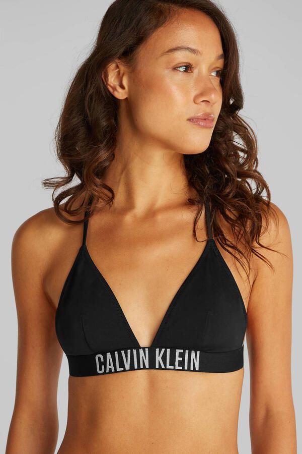 Calvin Klein Swimwear Triangel-bikinitop TRIANGLE-RP met elastische logo-onderband