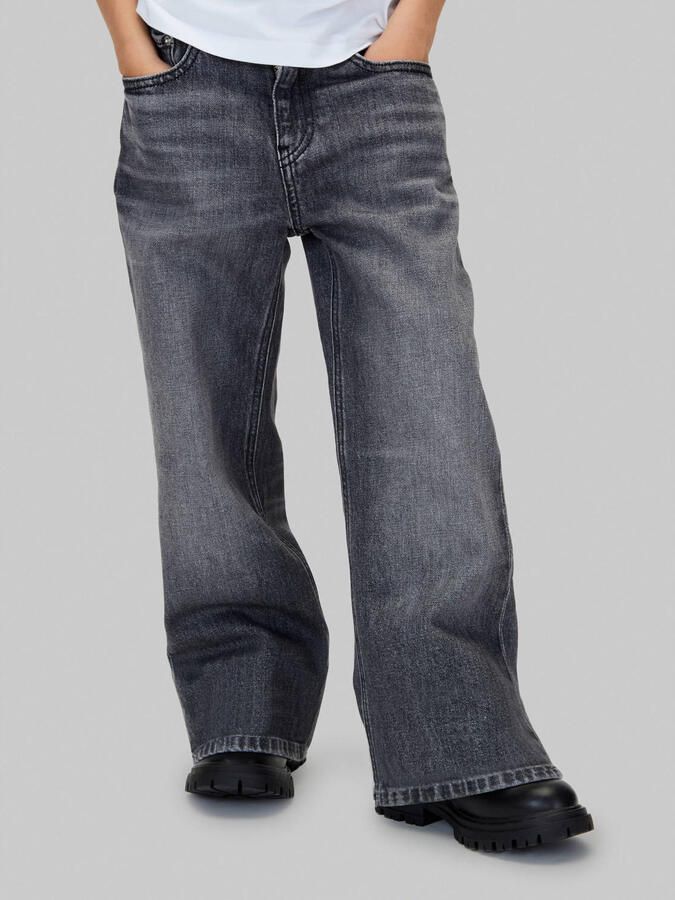 Calvin Klein waist wide leg jeans grey denim