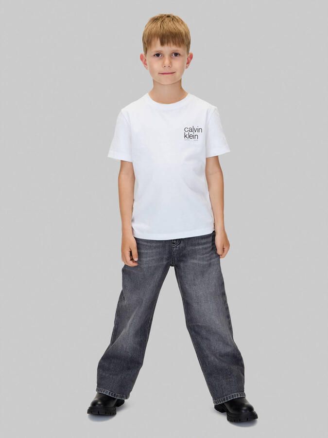 Calvin Klein waist wide leg jeans grey denim - Foto 3