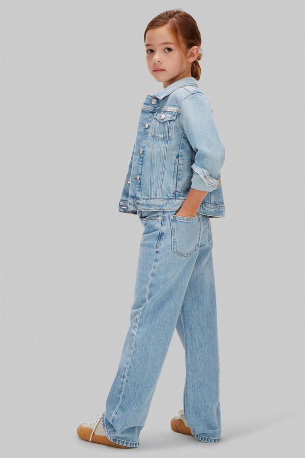 Calvin Klein wide leg jeans light blue denim - Foto 2