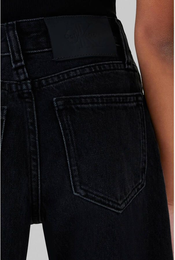 Calvin Klein wide leg jeans zwart Meisjes Denim Effen - Foto 2