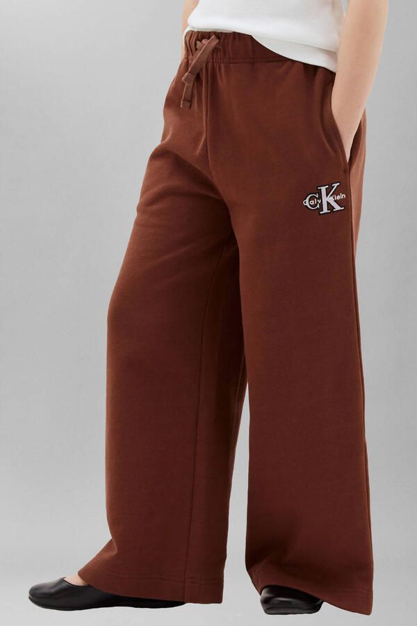 Calvin Klein wide leg sweatpants bruin