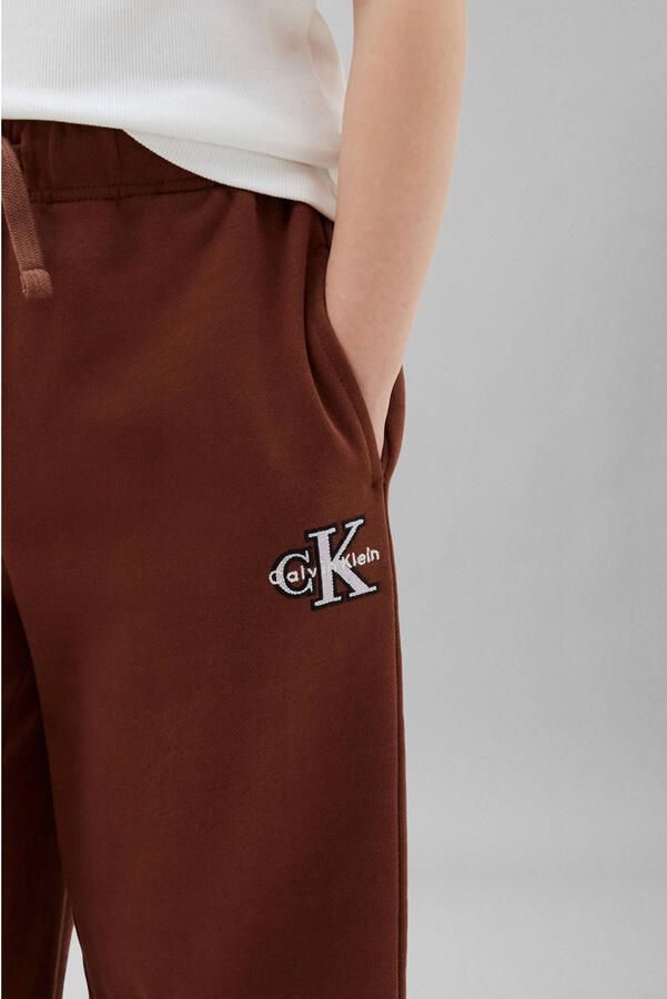 Calvin Klein wide leg sweatpants bruin - Foto 2