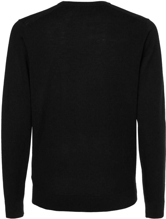 CALVIN KLEIN Heren Truien & Vesten Superior Wool Crew Neck Sweater Zwart - Foto 3