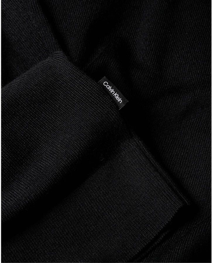 CALVIN KLEIN Heren Truien & Vesten Superior Wool Crew Neck Sweater Zwart - Foto 2