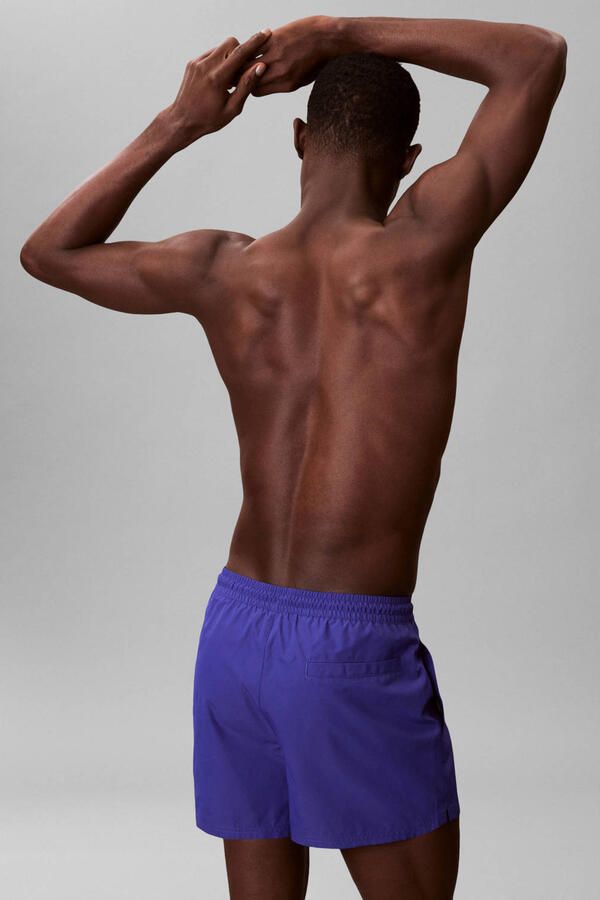 CALVIN KLEIN UNDERWEAR Calvin Klein Heren Zwembroeken Short Drawstring Waistband Kobalt - Foto 5
