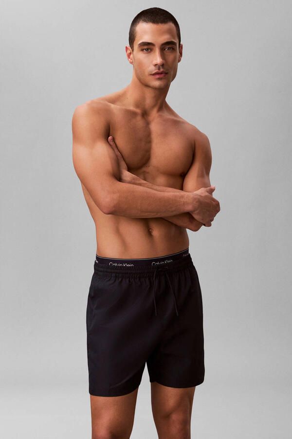 Calvin Klein Underwear regular fit zwemshorts met geïntegreerde slip